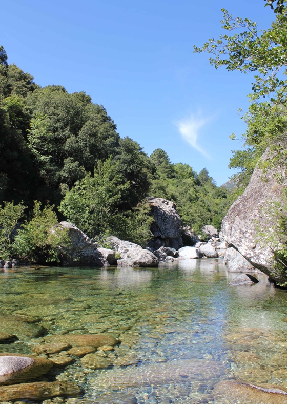 Tavignanoの自然のプール