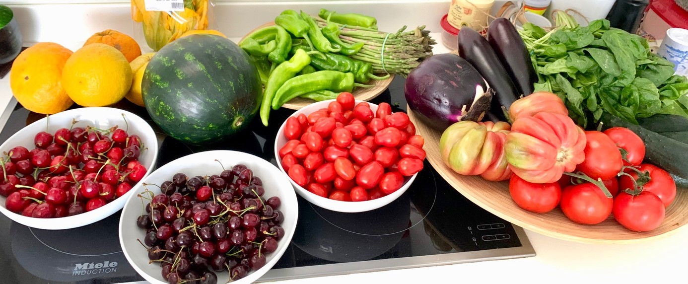 南イタリアの果物と野菜