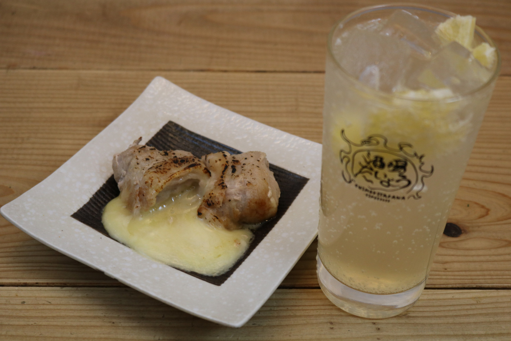 ラクレットチーズの肉巻き